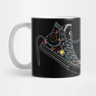 Leo high tops - Pastel &amp; black Mug